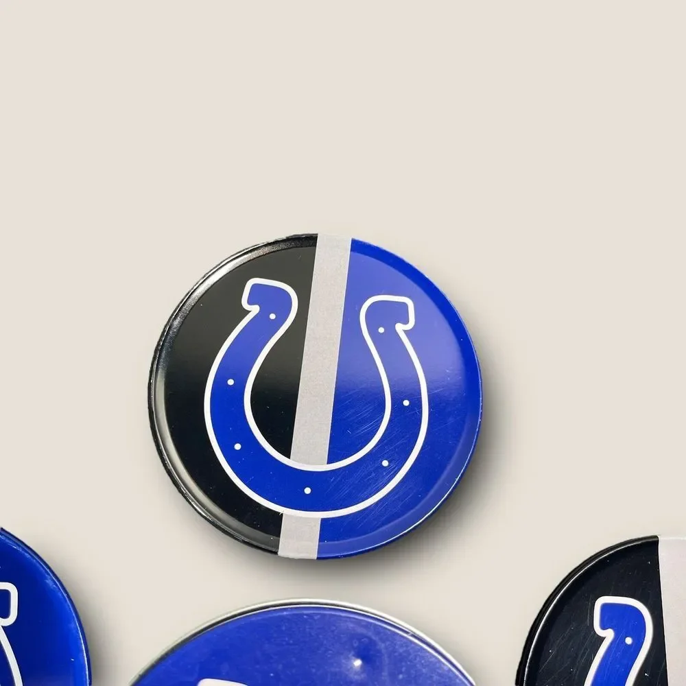 Indianapolis Colts 6pc Beverage Coaster Set Colts 5 Coasters/Tin Storage Box NFL